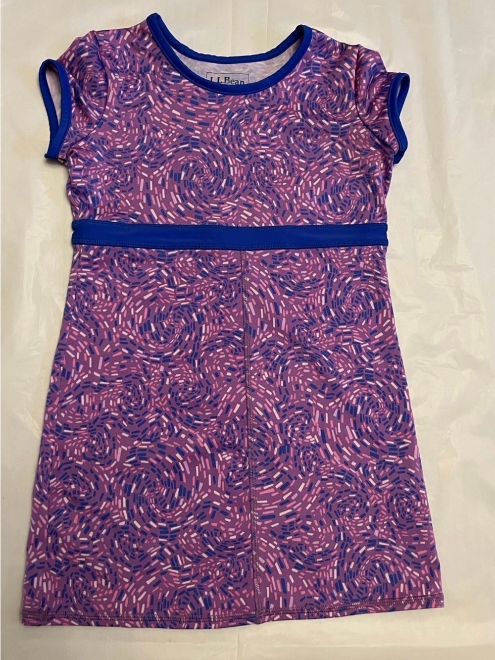L.L.Bean girls short sleeve dress size 5/6